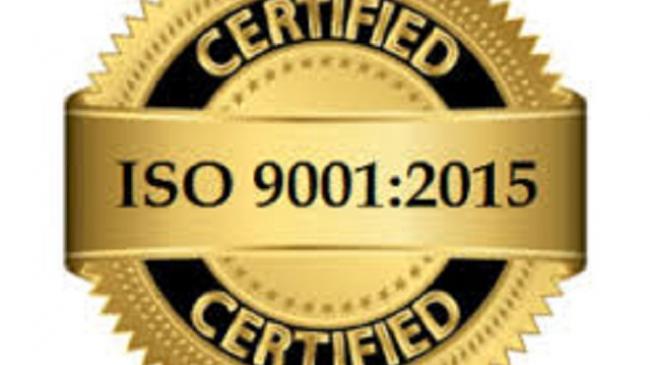 Quality Standards ISO9001:2015 Certified