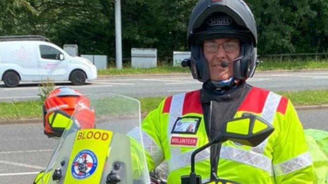 Devon Freewheelers volunteer Phil Hicks is hoping to inspire others to join the Devon Blood Bikes charity, by giving an insight into a day in the life of a ‘hidden hero’