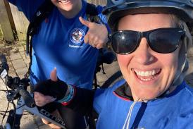 Tanya Robinson and Annaka Lloyd are taking on anther year of challenges to raise funds for the Devon Freewheelers