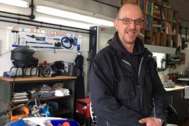 Jessi Little, owner at BJS Engineering, in Offwell, East Devon, for the last four years has waived his MOT fee for the Honiton-based charity’s motorbikes.
