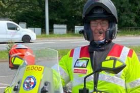 Devon Freewheelers volunteer Phil Hicks is hoping to inspire others to join the Devon Blood Bikes charity, by giving an insight into a day in the life of a ‘hidden hero’