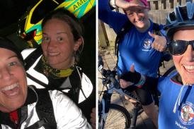 'Hidden heroes' Tanya Robinson and Annaka Lloyd have planned another year of extreme challenges to raise funds for the Devon Freewheelers