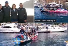 Force Genesis will spend at least six weeks at sea, rowing 3,000 miles to raise funds for Devon Freewheelers. Images: Atlantic Campaigns/Force Genesis