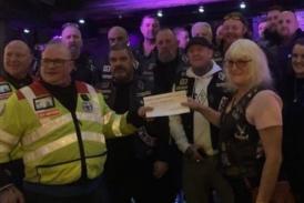 Photo shows Devon Freewheelers' volunteers with English Riviera Bike Night organiser Paula Summers-Powell, members of the Riviera Charity Riders and South Devon Slaves and Demons. Image: English Riviera Bike Night.