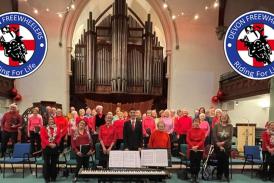 The Taunton Good Afternoon Choirs’ members voted their fundraising concerts and events would this year aid the Devon Freewheelers blood bikes and Refugee Aid from Taunton (RAFT).