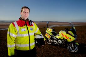 Photo shows Devon Freewheelers Operations Manager, Nick Newby