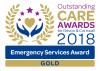 Emergency Services Gold Award, Outstanding Care Awards for Devon & Cornwall 2018